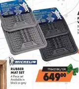 Midas Michelin Rubber Mat Set TT8421BK/GR offer