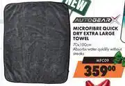 Midas Auto Gear Microfibre Quick Dry Extra Large Towel MFC09 offer