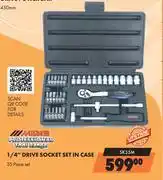 Midas Midas Professional Tool Range 1/4 Drive Socket Set In Case 35 Piece Set SK35M offer