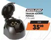 Midas Autogear Trailer Socket Female 7 Pin Metal TP7F offer