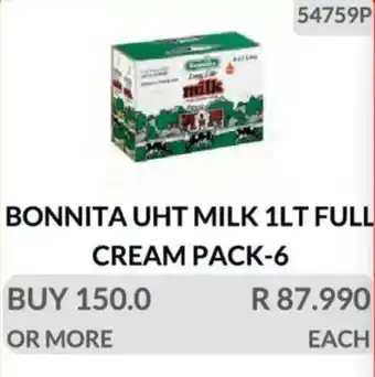 KitKat Cash and Carry Bonnita uht milk full cream offer