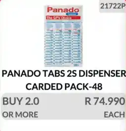 KitKat Cash and Carry Panado tabs dispenser carded pack offer
