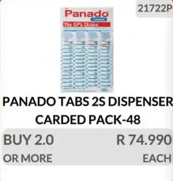 KitKat Cash and Carry Panado tabs dispenser carded pack offer