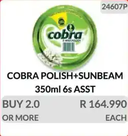 KitKat Cash and Carry Cobra polish + sunbeam asst offer