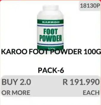 KitKat Cash and Carry Karoo foot powder offer