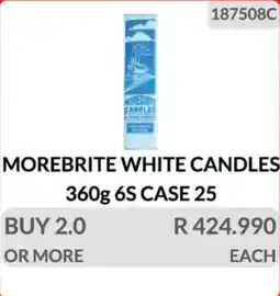 KitKat Cash and Carry Morebrite white candles offer