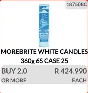 KitKat Cash and Carry Morebrite white candles offer