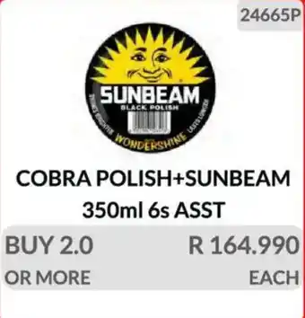 KitKat Cash and Carry Cobra polish + sunbeam asst offer