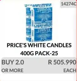 KitKat Cash and Carry Price's white candles offer