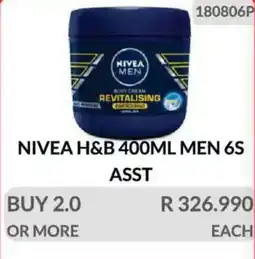 KitKat Cash and Carry Nivea Hand & Body Men Asst offer