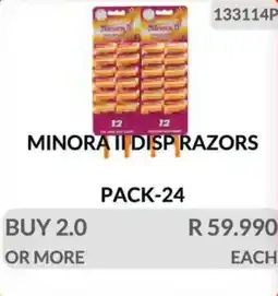 KitKat Cash and Carry Minora II disp razors offer