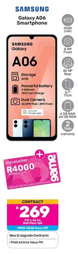 Game SAMSUNG Galaxy A06 Smartphone offer