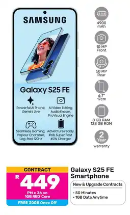 Game SAMSUNG Galaxy S25 FE Smartphone offer
