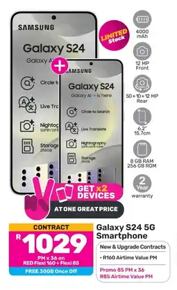 Game SAMSUNG Galaxy S24 5G Smartphone offer