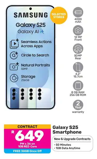 Game SAMSUNG Galaxy S25 Smartphone offer
