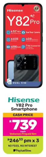 Game Hisense Y82 Pro Smartphone offer