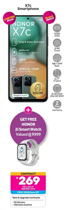 Game Honor X7c Smartphone offer