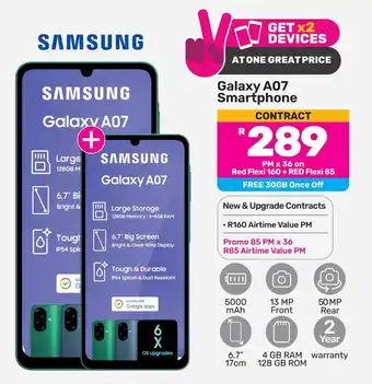 Game SAMSUNG Galaxy A07 Smartphone offer