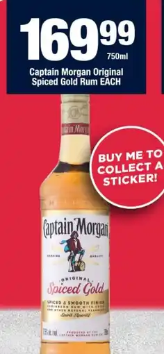 OK Liquor Captain Morgan Original Spiced Gold Rum offer