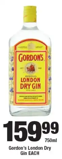 OK Liquor Gordon's London Dry Gin offer
