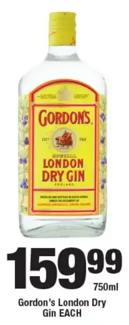 OK Liquor Gordon's London Dry Gin offer