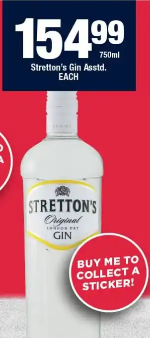 OK Liquor Stretton's Gin Asstd. offer