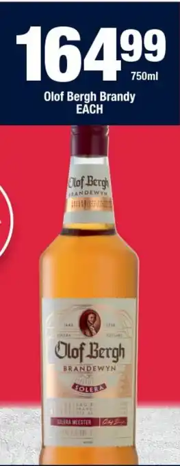 OK Liquor Olof Bergh Brandy offer