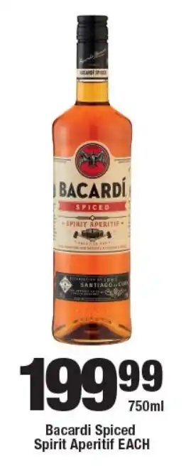 OK Liquor Bacardi Spiced Spirit Aperitif offer