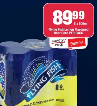 OK Liquor Flying Fish Lemon Flavoured Beer Cans offer