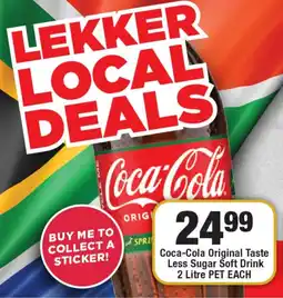 OK Liquor Coca-Cola Original Taste Less Sugar Soft Drink offer
