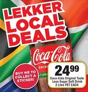 OK Liquor Coca-Cola Original Taste Less Sugar Soft Drink offer