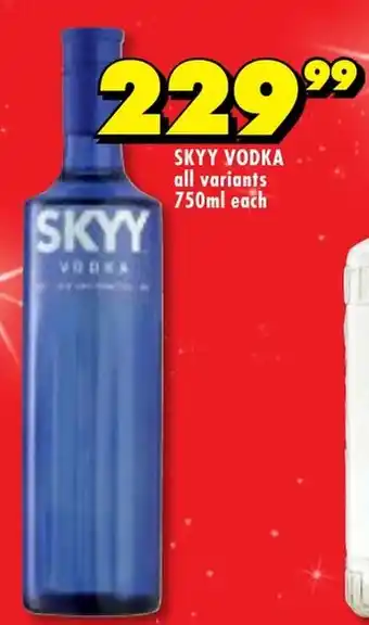 Shoprite Liquor Skyy vodka offer