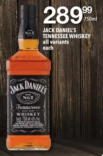 Shoprite Liquor Jack daniel's tennessee whiskey offer