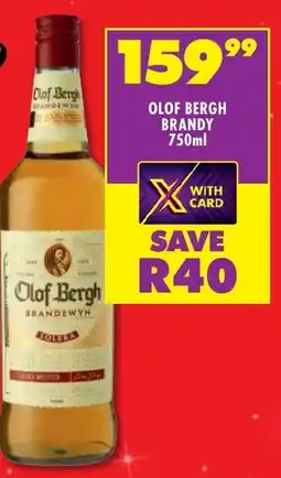 Shoprite Liquor Olof bergh brandy offer