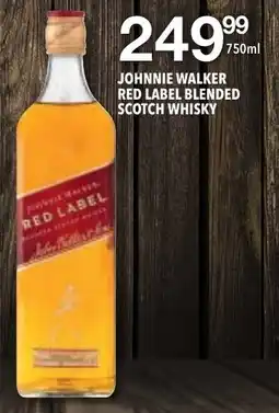 Shoprite Liquor Johnnie walker red label blended scotch whisky offer