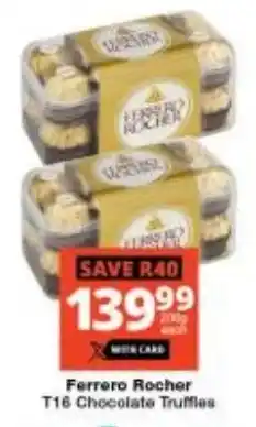 Checkers Ferrero Rocher T16 Chocolate Truffles offer