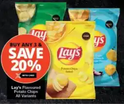 Checkers Lay's Flavoured Potato Chips All Variants offer