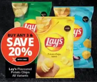 Checkers Lay's Flavoured Potato Chips All Variants offer