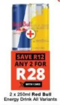 Checkers Red Bull Energy Drink All Variants offer