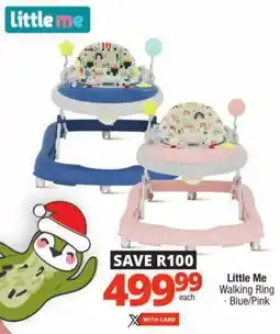 Checkers Little Me Walking Ring offer