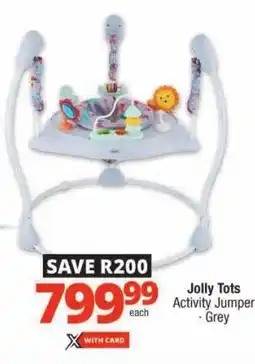 Checkers Jolly Tots Activity Jumper offer