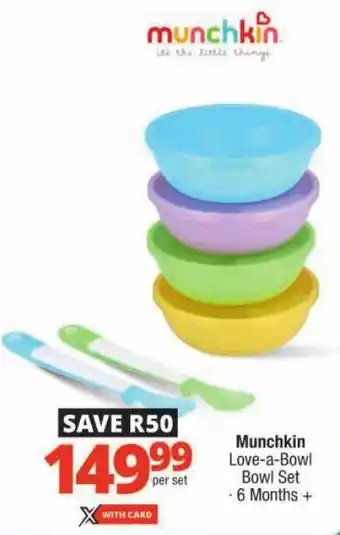 Checkers Munchkin Love-a-Bowl Bowl Set offer
