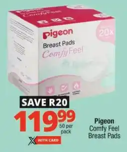 Checkers Pigeon Comfy Feel Breast Pads offer