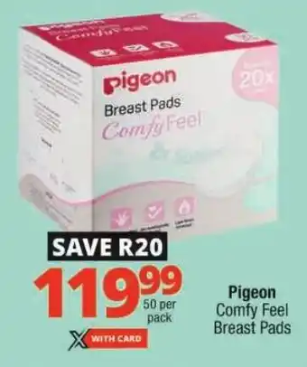 Checkers Pigeon Comfy Feel Breast Pads offer