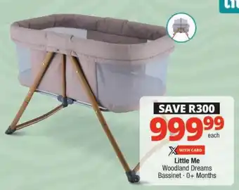 Checkers Little Me Woodland Dreams Bassinet offer