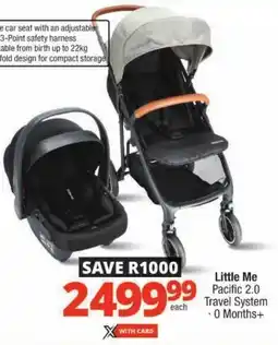 Checkers Little Me Pacific 2.0 Travel System offer