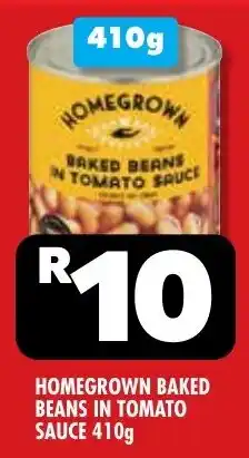 Usave Homegrown baked beans in tomato sauce offer
