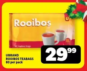 Usave Ubrand rooibos teabags offer
