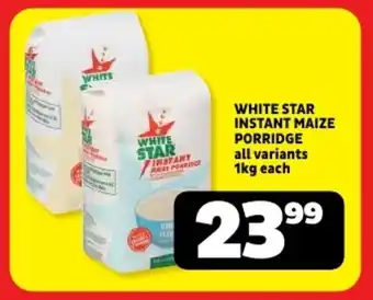 Usave White star instant maize porridge offer