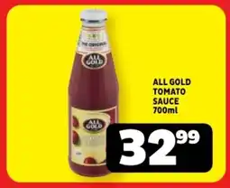 Usave All gold tomato sauce offer